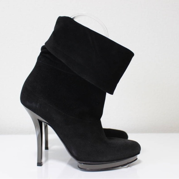 Gucci suede booties ankle boots - Picture 2 of 7